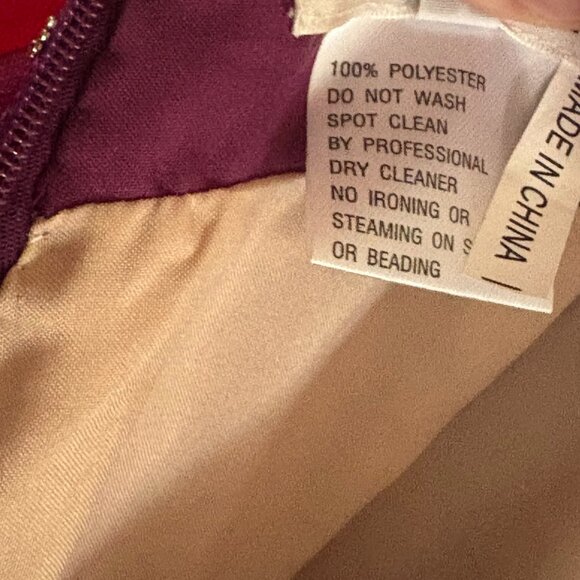 Plum Purple Prom Dress Size 2 Size 4 - Picture 12 of 14